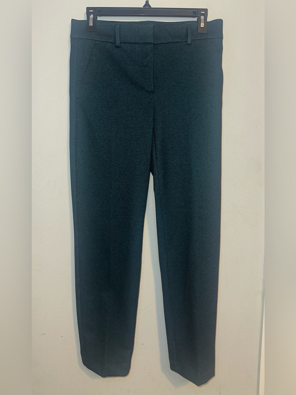 LOFT Green Slim Leg Dress Pants